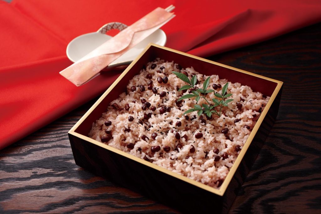 Sekihan - Sekihan (赤飯) is a dish served on special occasions throughout Japan, made of red azuki beans and sweet rice. Other names for sweet rice are mochigome, glutinous rice - and most commonly, sticky rice. #japanesefood #japaneserecipe #rice #healthyrecipes | Tiger USA