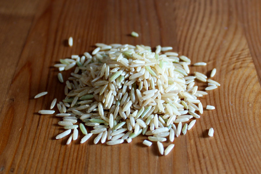 jasmine brown rice grain