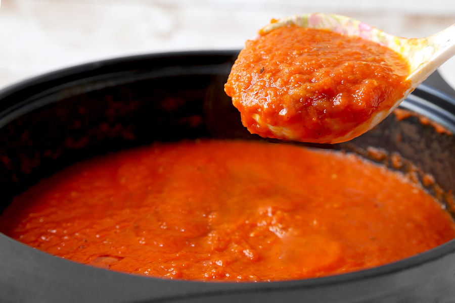 rice cooker red spaghetti sauce