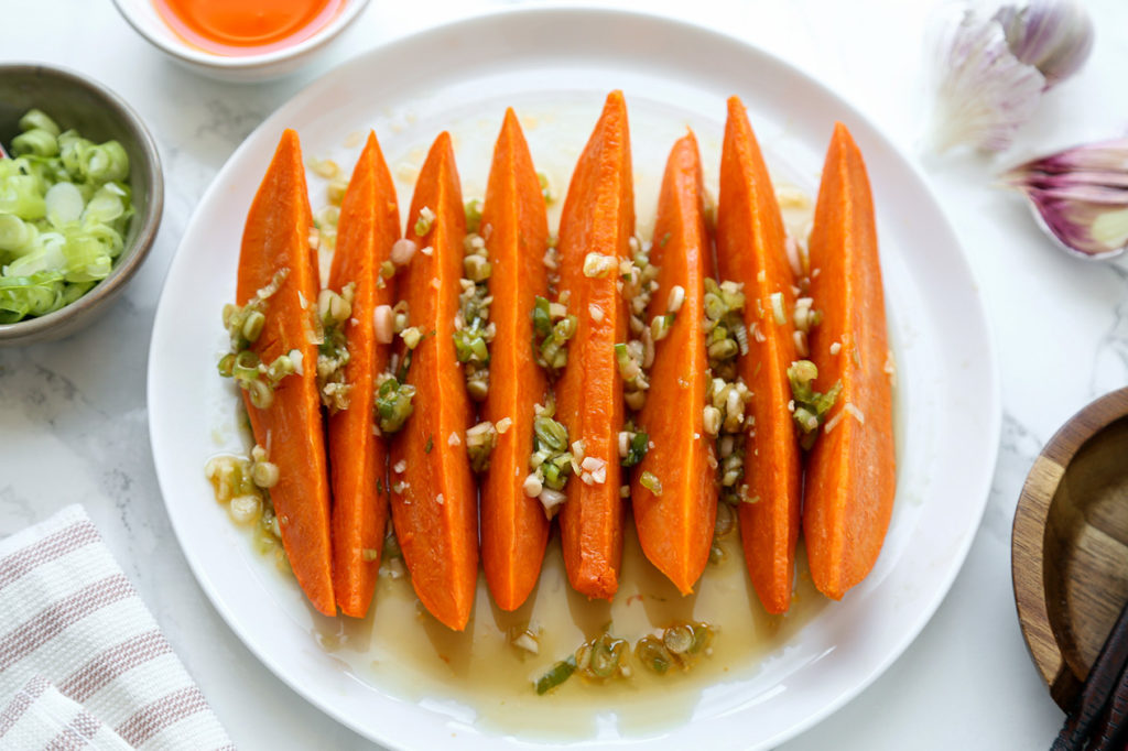 Sweet Potato with Chili Lime Dressing