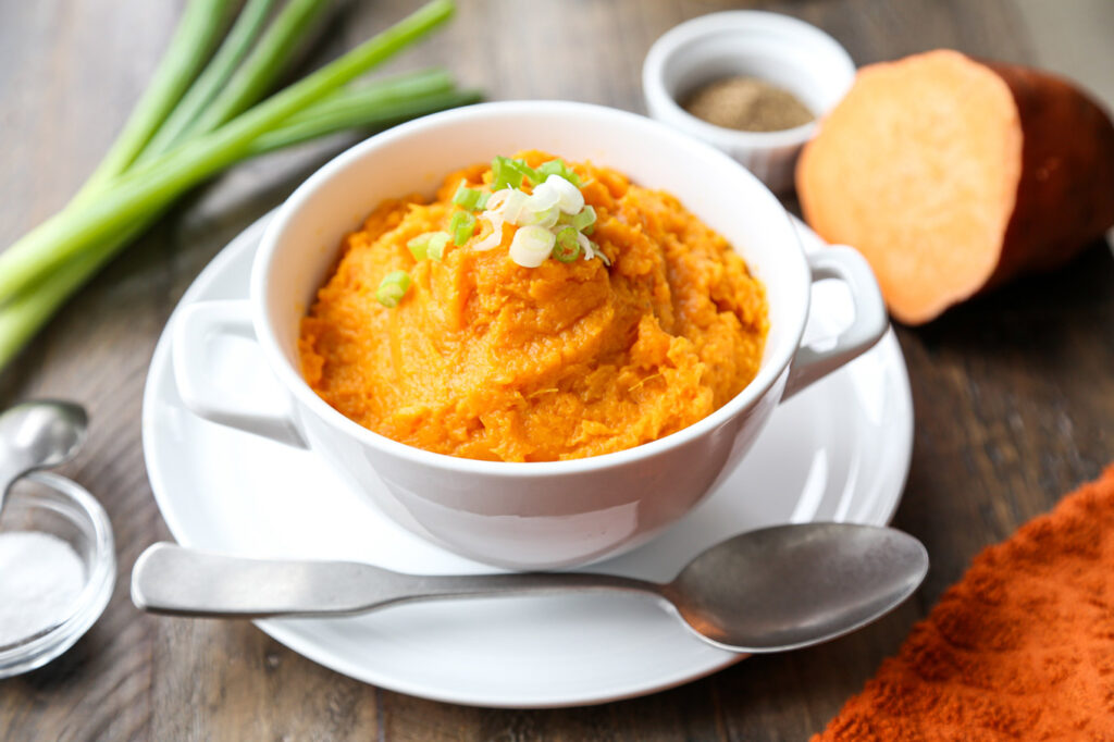 rice cooker mashed sweet potatoes