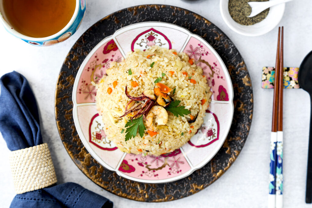 rice cooker seafood pilaf