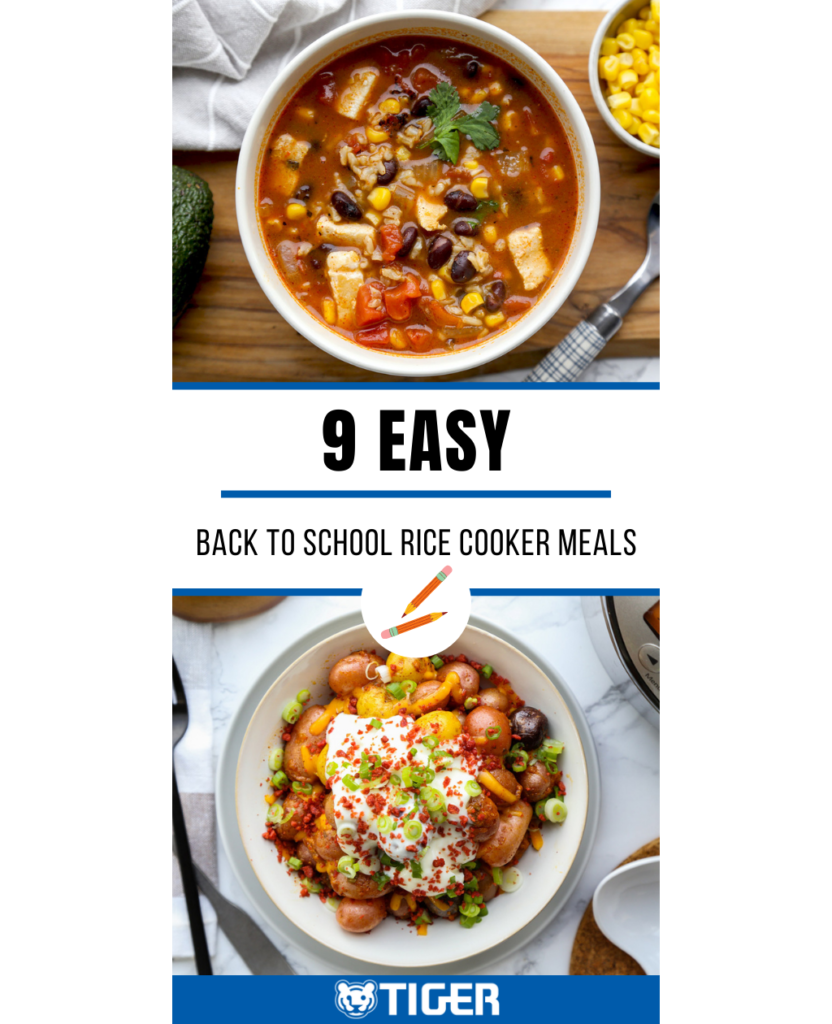 easy back to school rice cooker meals