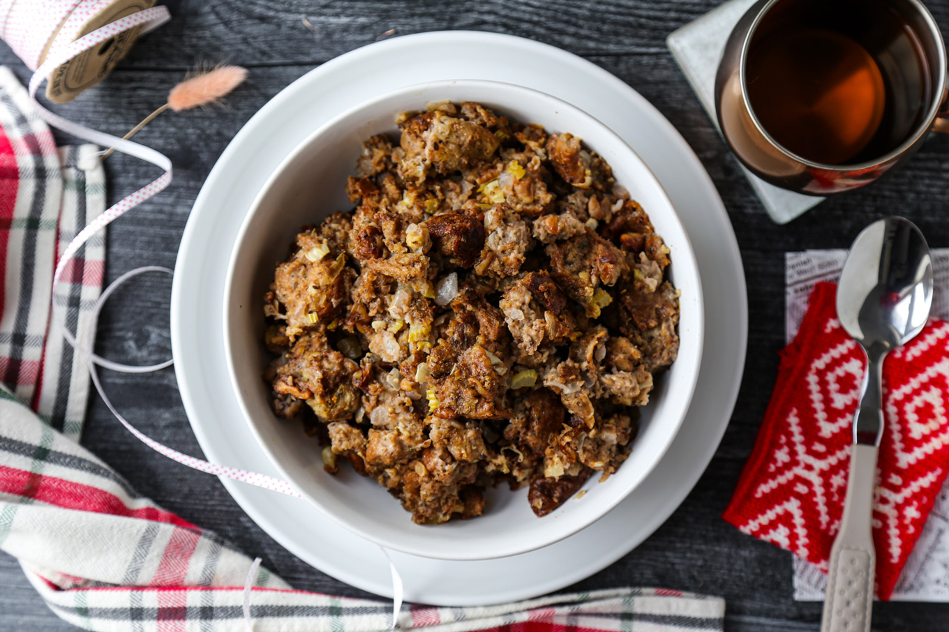 Easy Rice Cooker Stuffing