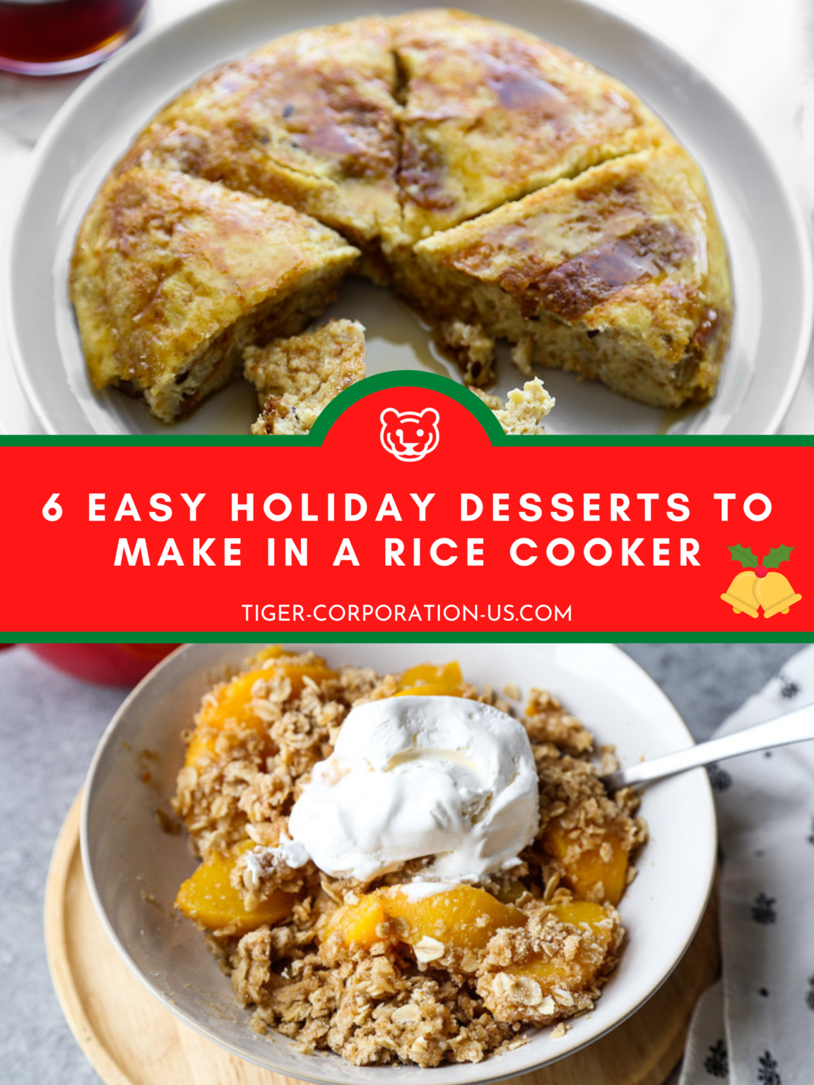 6 Easy Holiday Desserts To Make In A Rice Cooker TIGER CORPORATION U.S.A. Rice Cookers