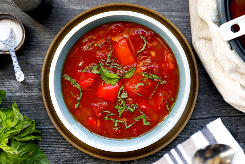 tomato red bell pepper soup