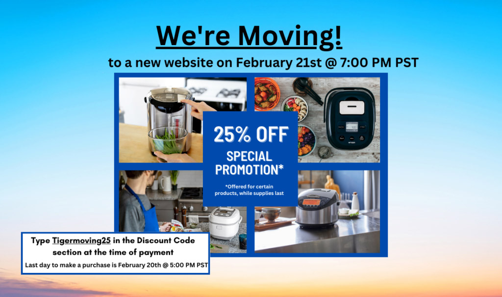 We're Moving! to a new website on February 21st @ 7:00 PM PST